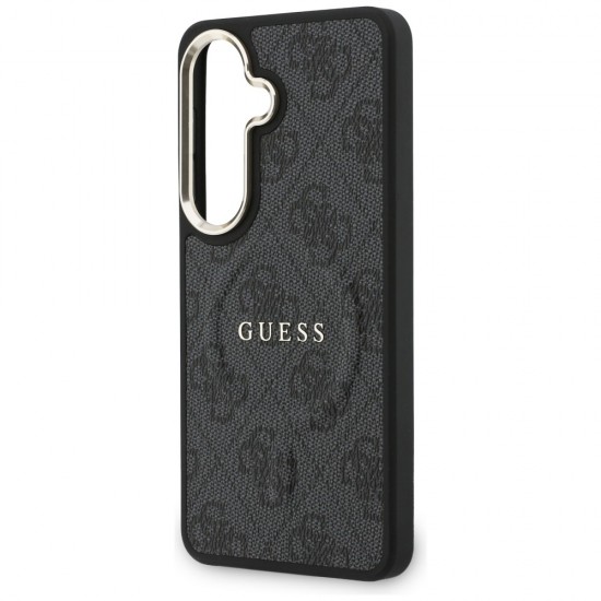 Guess 4G Embossed Ring MagSafe case for Samsung Galaxy S26 - black