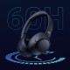 QCY H3 Over-Ear Headphones with ANC Bluetooth 5.4 Hi-Res Audio - Blue