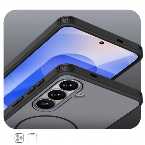 Hybrid Armor T Case for Samsung Galaxy A57 - Black