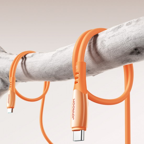 Joyroom S-A59 Vibrant Series 60W USB-C - USB-C Cable 1.2m - Orange