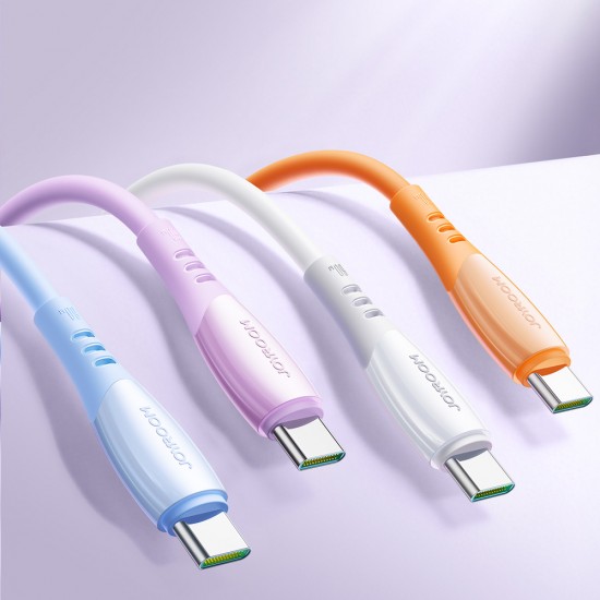 Joyroom S-A59 Vibrant Series 60W USB-C - USB-C Cable 1.2m - Purple