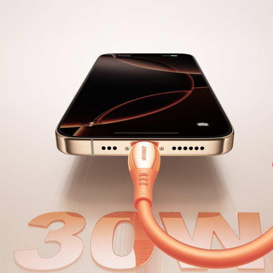 Joyroom S-A59 Vibrant Series 30W USB-C - Lightning cable 1.2m - orange