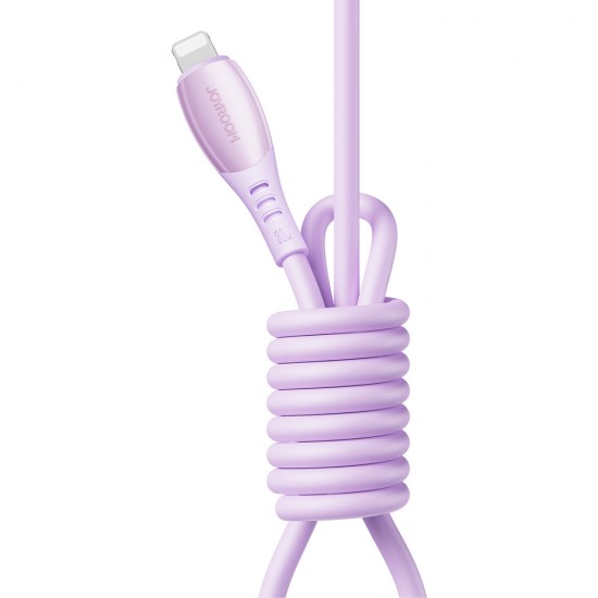 Joyroom S-A59 Vibrant Series 30W USB-C - Lightning cable 1.2m - purple