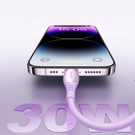 Joyroom S-A59 Vibrant Series 30W USB-C - Lightning cable 1.2m - purple