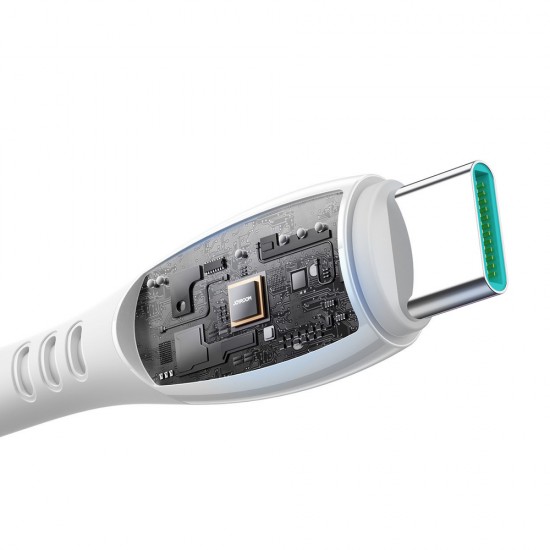 Joyroom S-A59 Vibrant Series 3A USB-A - USB-C cable 1.2m - white