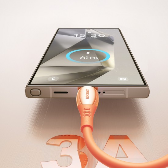 Joyroom S-A59 Vibrant Series 3A USB-A - USB-C Cable 1.2m - Orange