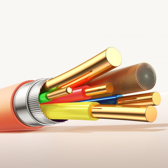 Joyroom S-A59 Vibrant Series 3A USB-A - USB-C Cable 1.2m - Orange