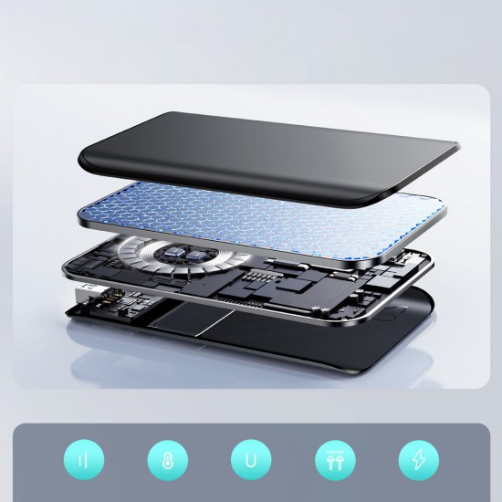 Joyroom JR-QP192 Star Series Mini 20000mAh 22.5W Powerbank with Digital Display - Black