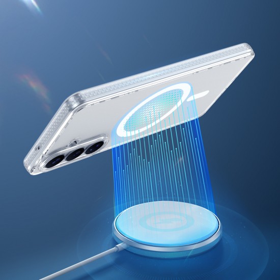 Dux Ducis Clin Mag Case Compatible with MagSafe for Samsung S26 - Transparent