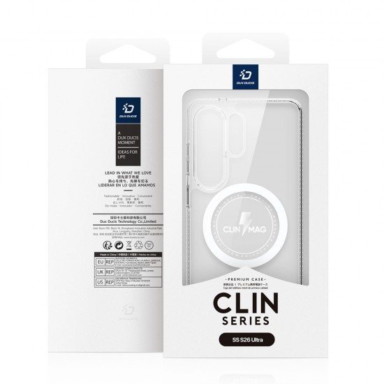 Dux Ducis Clin Mag Case Compatible with MagSafe for Samsung S26 Ultra - Transparent