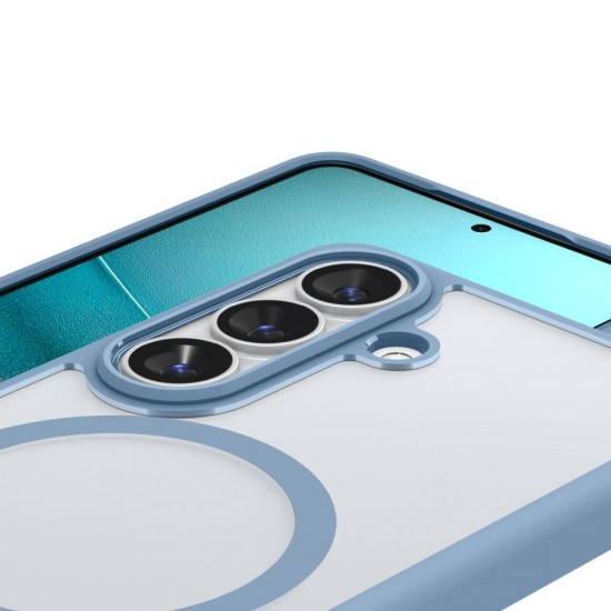 Spigen Ultra Hybrid Mag MagSafe Case for Samsung Galaxy S26 - Clear Blue