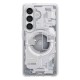 Spigen Ultra Hybrid Mag MagSafe Case for Samsung Galaxy S26 Zero One - Clear and White