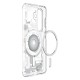 Spigen Ultra Hybrid Mag MagSafe Case for Samsung Galaxy S26 Zero One - Clear and White