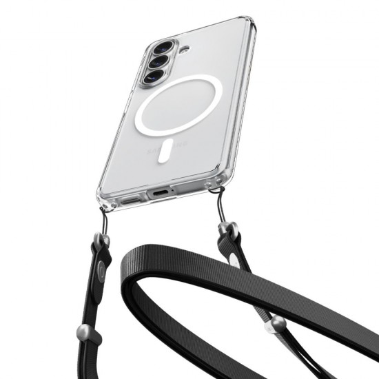 Spigen Ultra Hybrid Mag MagSafe Case for Samsung Galaxy S26+ - Clear and White