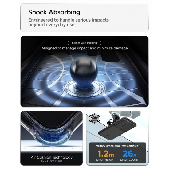 Spigen Optik Armor Case for Samsung Galaxy S26 Ultra - Black