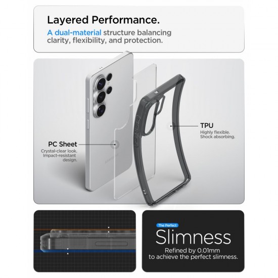 Spigen Ultra Hybrid Case for Samsung Galaxy S26 Ultra - Semi-Transparent