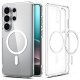 Spigen Ultra Hybrid Mag MagSafe Case for Samsung Galaxy S26 Ultra - Clear and White