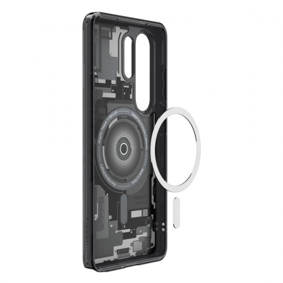 Spigen Ultra Hybrid Mag MagSafe Case for Samsung Galaxy S26 Ultra Zero One - Clear Black