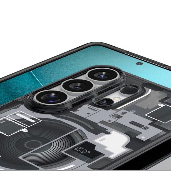 Spigen Ultra Hybrid Mag MagSafe Case for Samsung Galaxy S26 Ultra Zero One - Clear Black