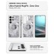 Spigen Ultra Hybrid Mag MagSafe Case for Samsung Galaxy S26 Ultra Zero One - Clear and White