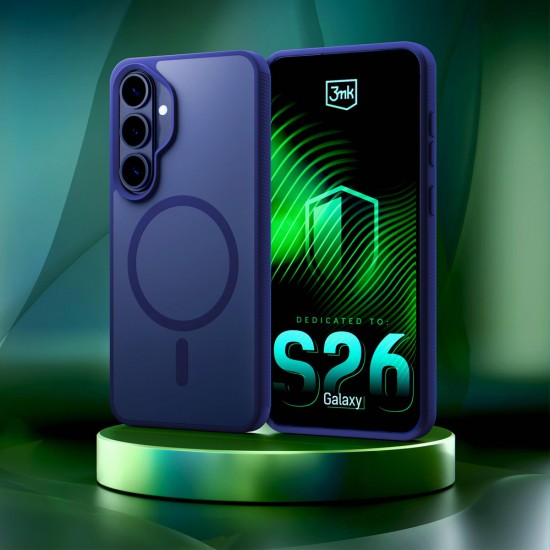 Etui 3mk Smoke MagCase na Samsung Galaxy S26 - granatowe