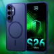 Etui 3mk Smoke MagCase na Samsung Galaxy S26 - granatowe
