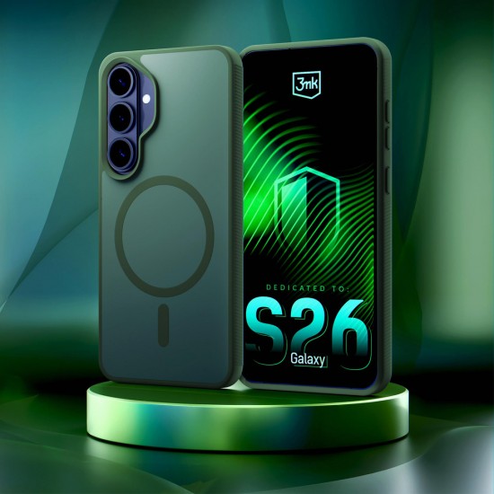 Etui 3mk Smoke MagCase na Samsung Galaxy S26 - zielone