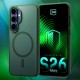 Etui 3mk Smoke MagCase na Samsung Galaxy S26 - zielone