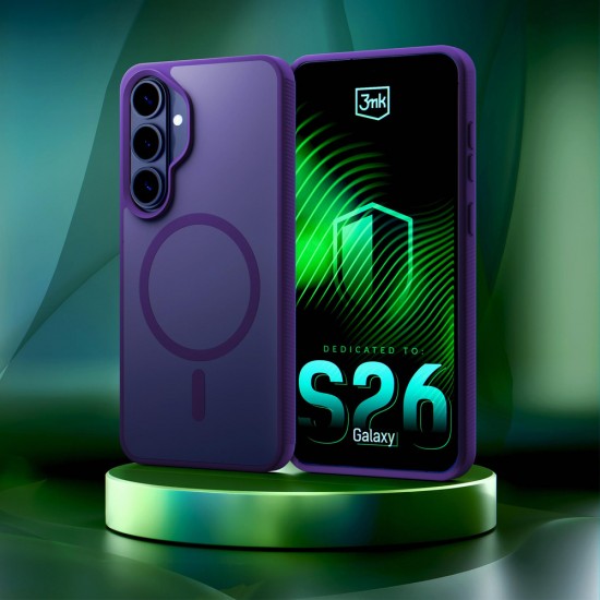 Etui 3mk Smoke MagCase na Samsung Galaxy S26 - fioletowe