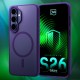 Etui 3mk Smoke MagCase na Samsung Galaxy S26 - fioletowe