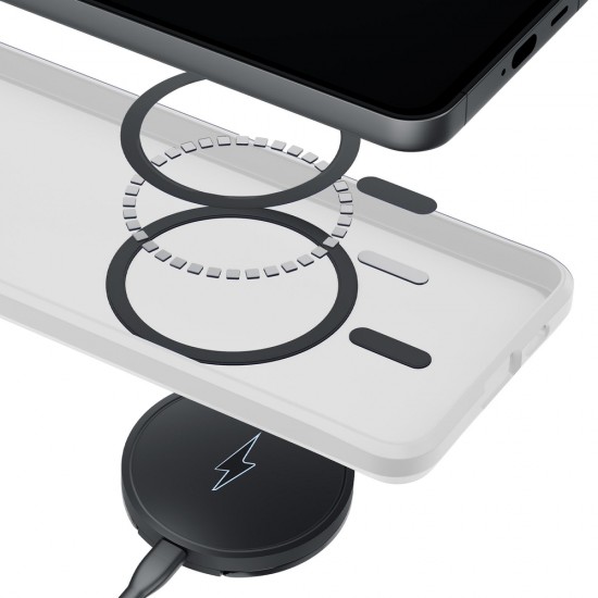 Etui 3mk Smoke MagCase na Samsung Galaxy S26 - białe