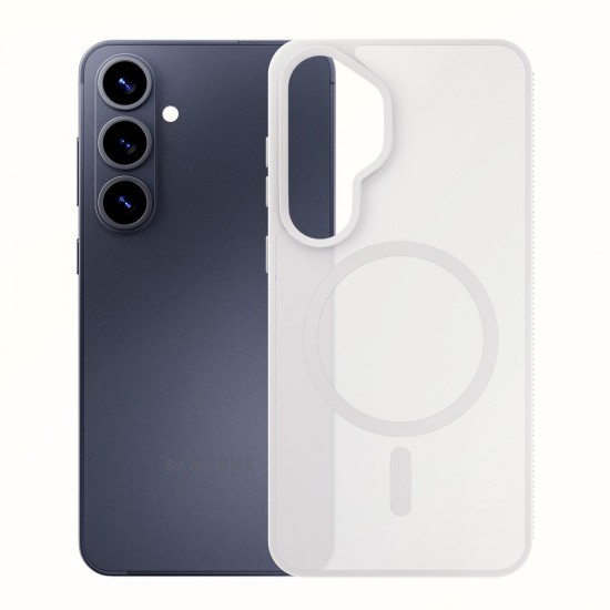 Etui 3mk Smoke MagCase na Samsung Galaxy S26 - białe