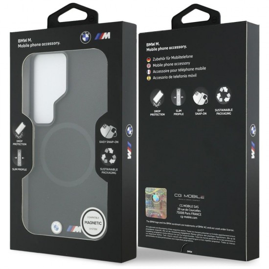 Etui BMW M Metal Logo MagSafe na Samsung Galaxy S26 Ultra - czarne