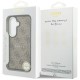 Etui Guess 4G Embossed Ring MagSafe na Samsung Galaxy S26 - brązowe