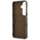 Etui Guess 4G Script MagSafe na Samsung Galaxy S26 - brązowe