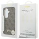 Etui Guess 4G Script MagSafe na Samsung Galaxy S26 - brązowe