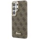 Etui Guess 4G Script MagSafe na Samsung Galaxy S26 Ultra - brązowe