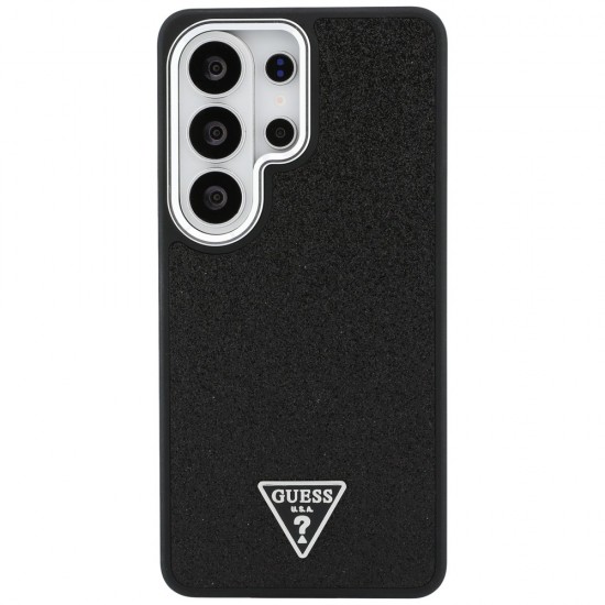 Etui Guess Fixed Glitter Triangle MagSafe na Samsung Galaxy S26 Ultra - czarne
