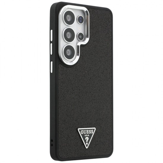 Etui Guess Fixed Glitter Triangle MagSafe na Samsung Galaxy S26 Ultra - czarne