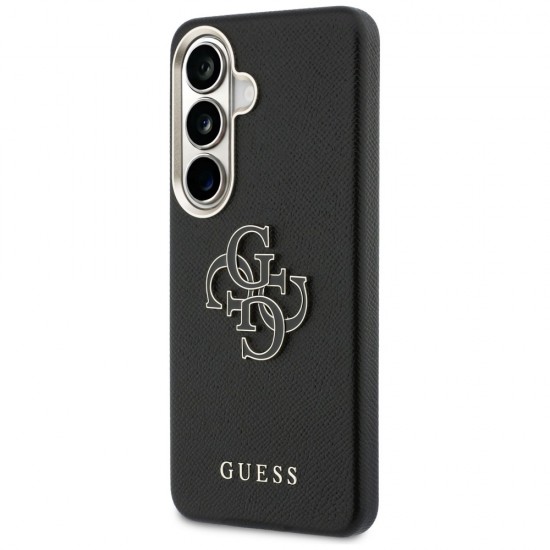Etui Guess Grained Big 4G Metal Logo na Samsung Galaxy S26 - czarne