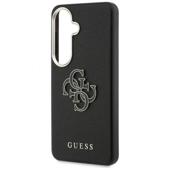 Etui Guess Grained Big 4G Metal Logo na Samsung Galaxy S26 - czarne