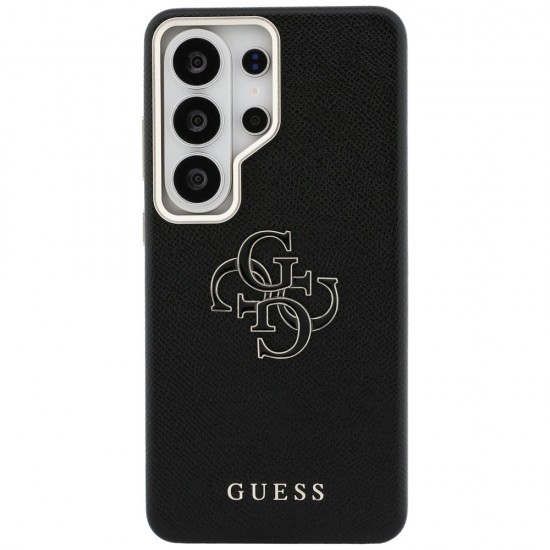 Etui Guess Grained Big 4G Metal Logo na Samsung Galaxy S26 Ultra - czarne