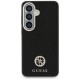 Etui Guess Rhinestone Round Logo MagSafe na Samsung Galaxy S26 - czarne