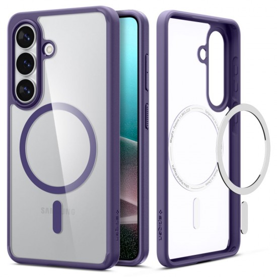 Spigen Ultra Hybrid Mag MagSafe Case for Samsung Galaxy S26 - Clear Purple