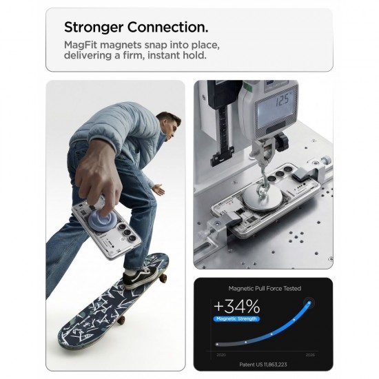 Spigen Ultra Hybrid Mag MagSafe Case for Samsung Galaxy S26+ Neo One - Transparent