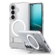 Spigen Ultra Hybrid S Mag MagSafe Case for Samsung Galaxy S26+ - Clear and White