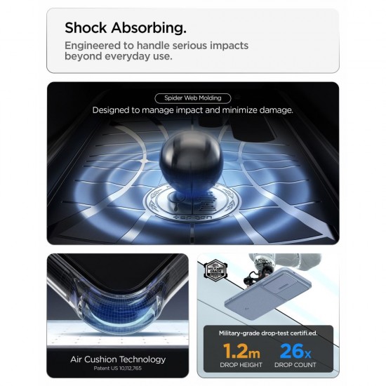 Spigen Optik Armor Case for Samsung Galaxy S26 Ultra - Blue