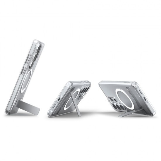 Spigen Ultra Hybrid S Mag MagSafe Case for Samsung Galaxy S26 Ultra - Clear and White