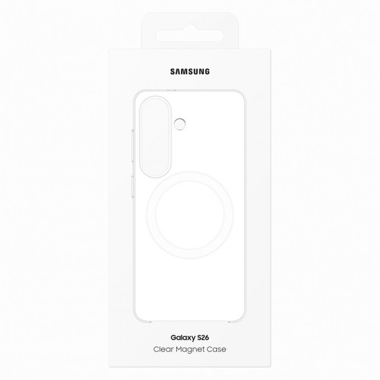 Samsung Clear Magnet Case for Samsung Galaxy S26 compatible with MagSafe - transparent