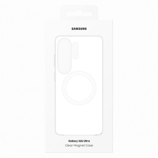 Samsung Clear Magnet Case for Samsung Galaxy S26 Ultra compatible with MagSafe - transparent